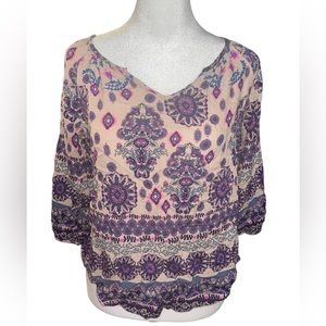 VERSE patterned blouse